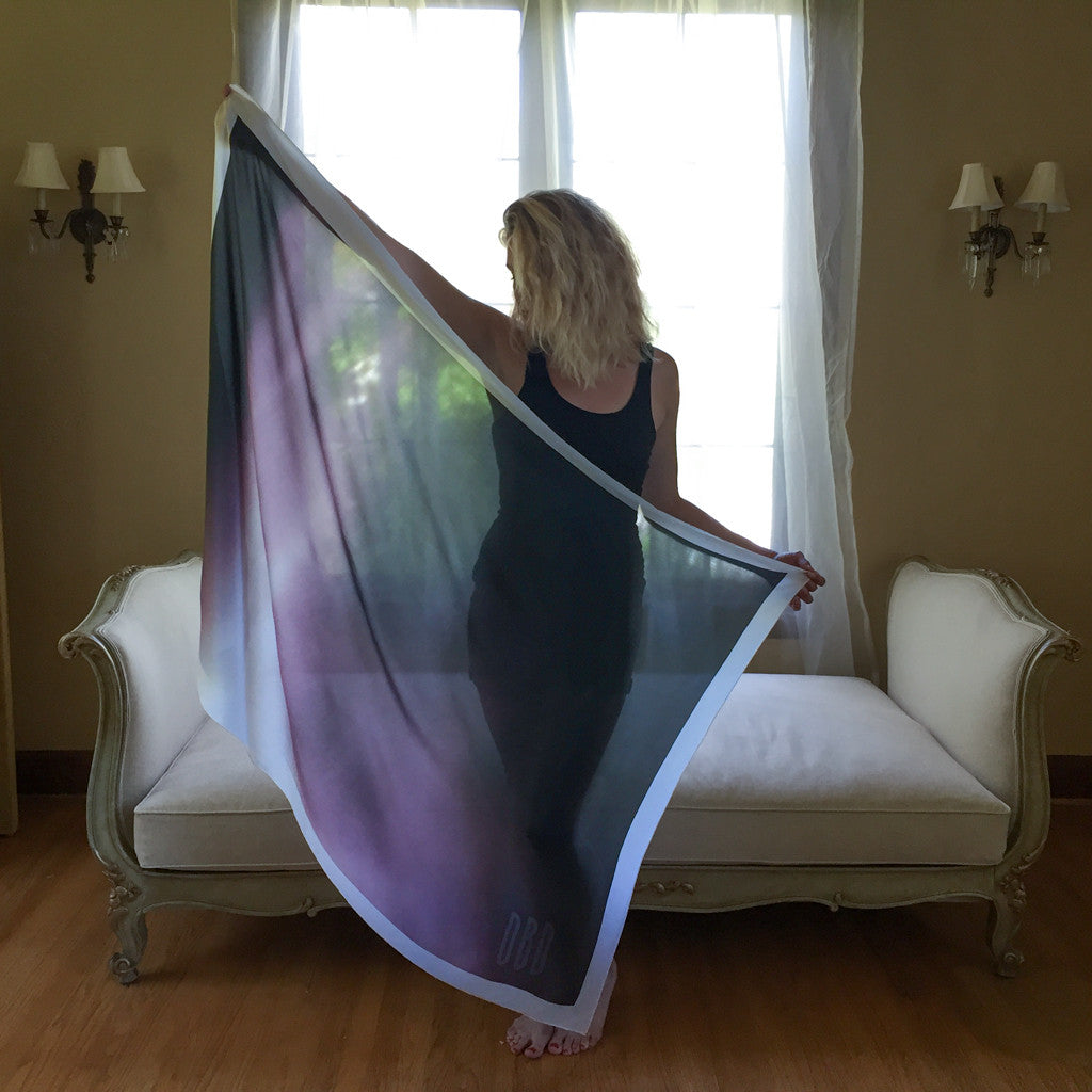 Violet Rain Fine Arts Photographic Print Silk Wrap